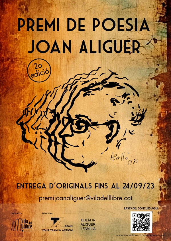 Cartell Premi Joan Aliguer 2023
