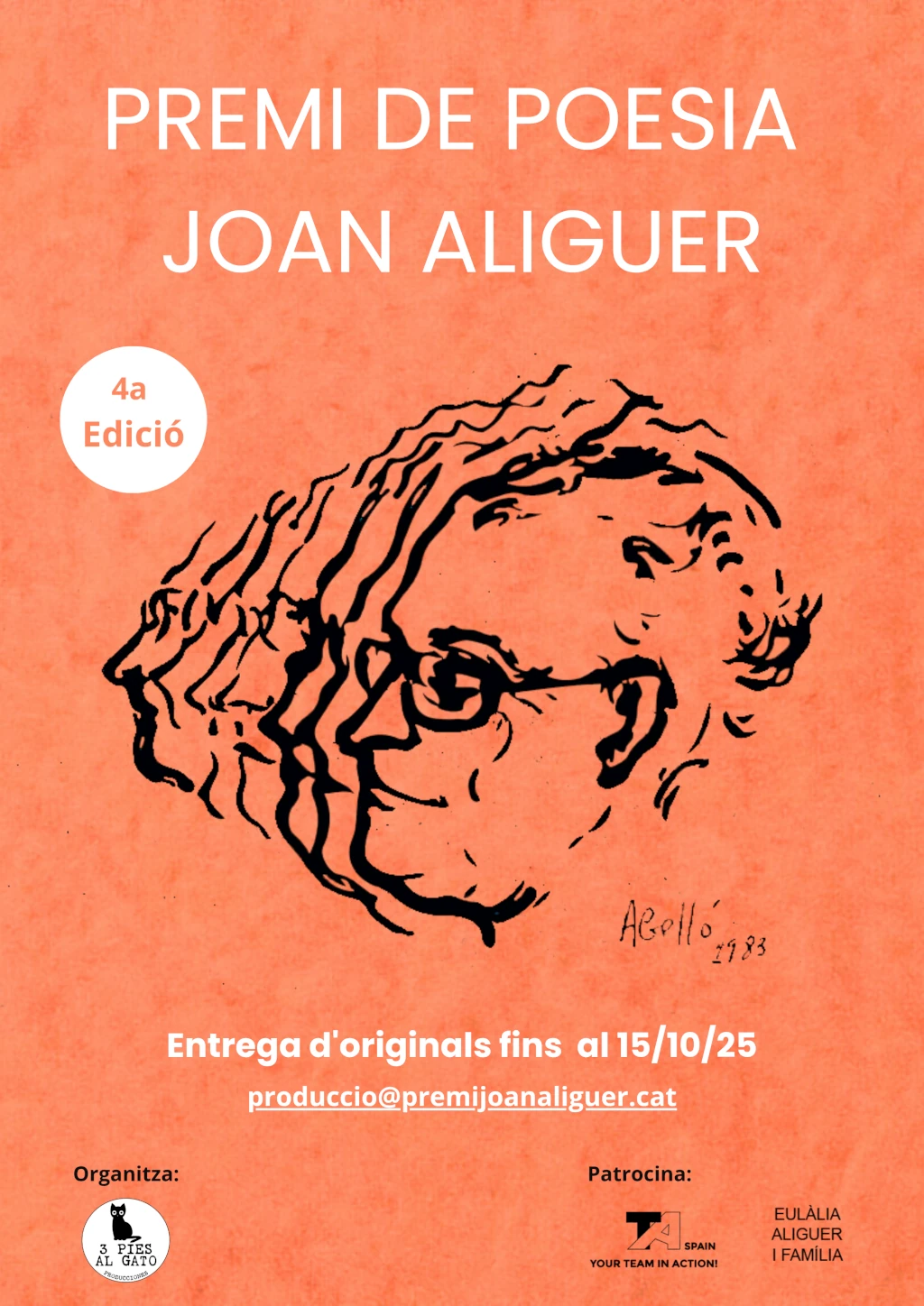 Cartell Premi Joan Aliguer 2025